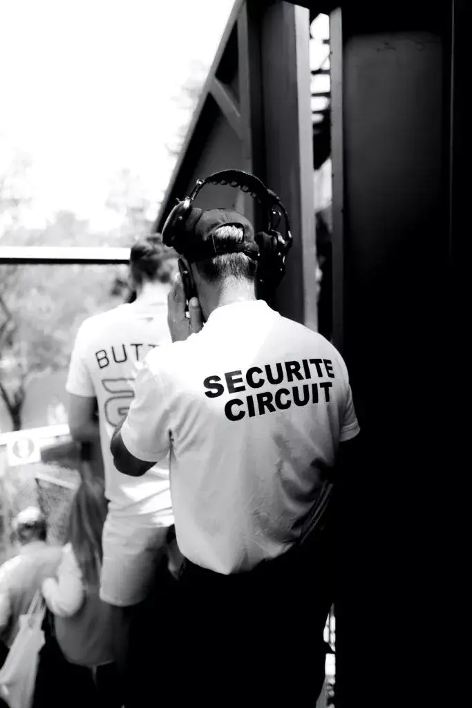 the planning event security man